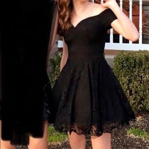 Black Lace Dress